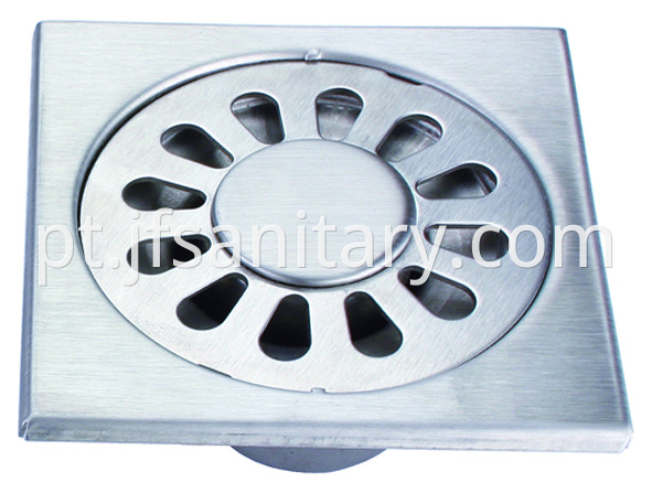 Stainless steel floor drain for bathroom